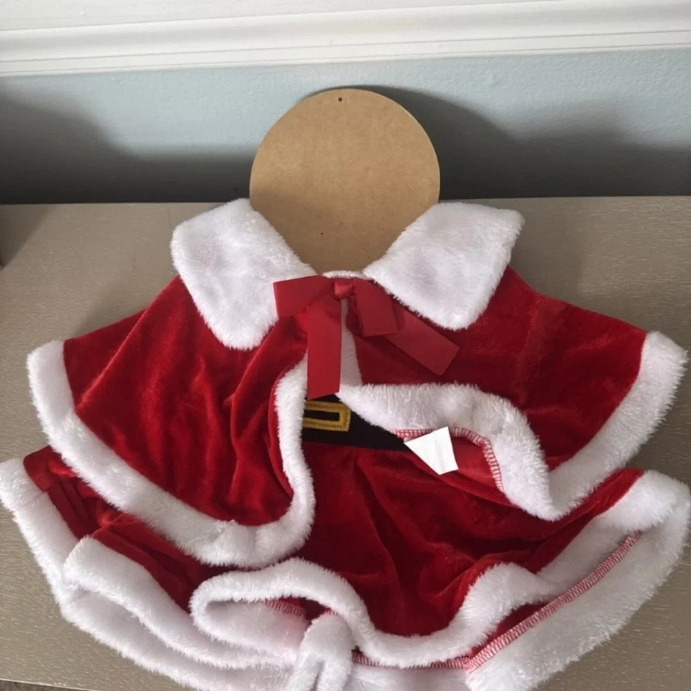 NEW So 'Dorable Lil Miss Clause Dress Up-Up To 12 Months Baby Christmas Outfit